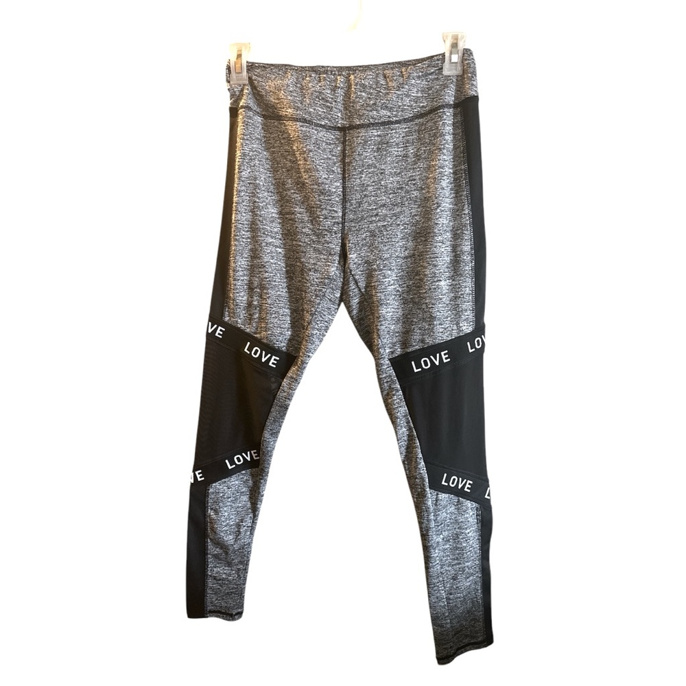 Womens size XL Gray and Black Leggings